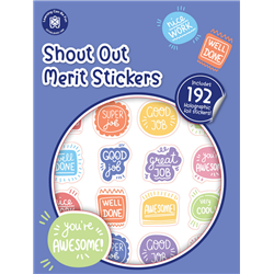 Shout Out Merit Sticker Book